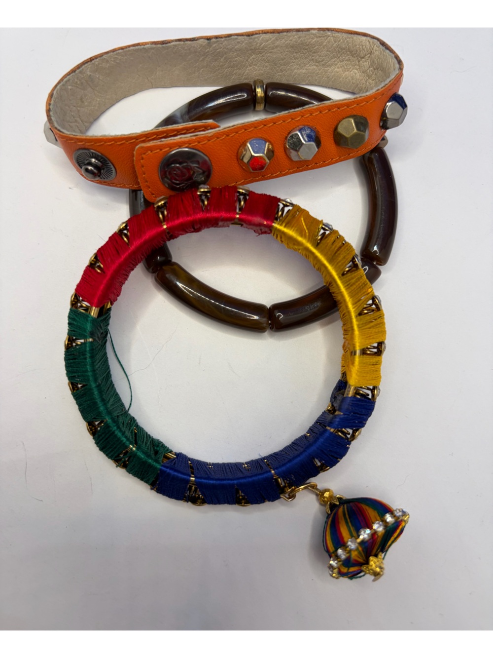 Boho Multicolor Bracelet Stack Set of 3